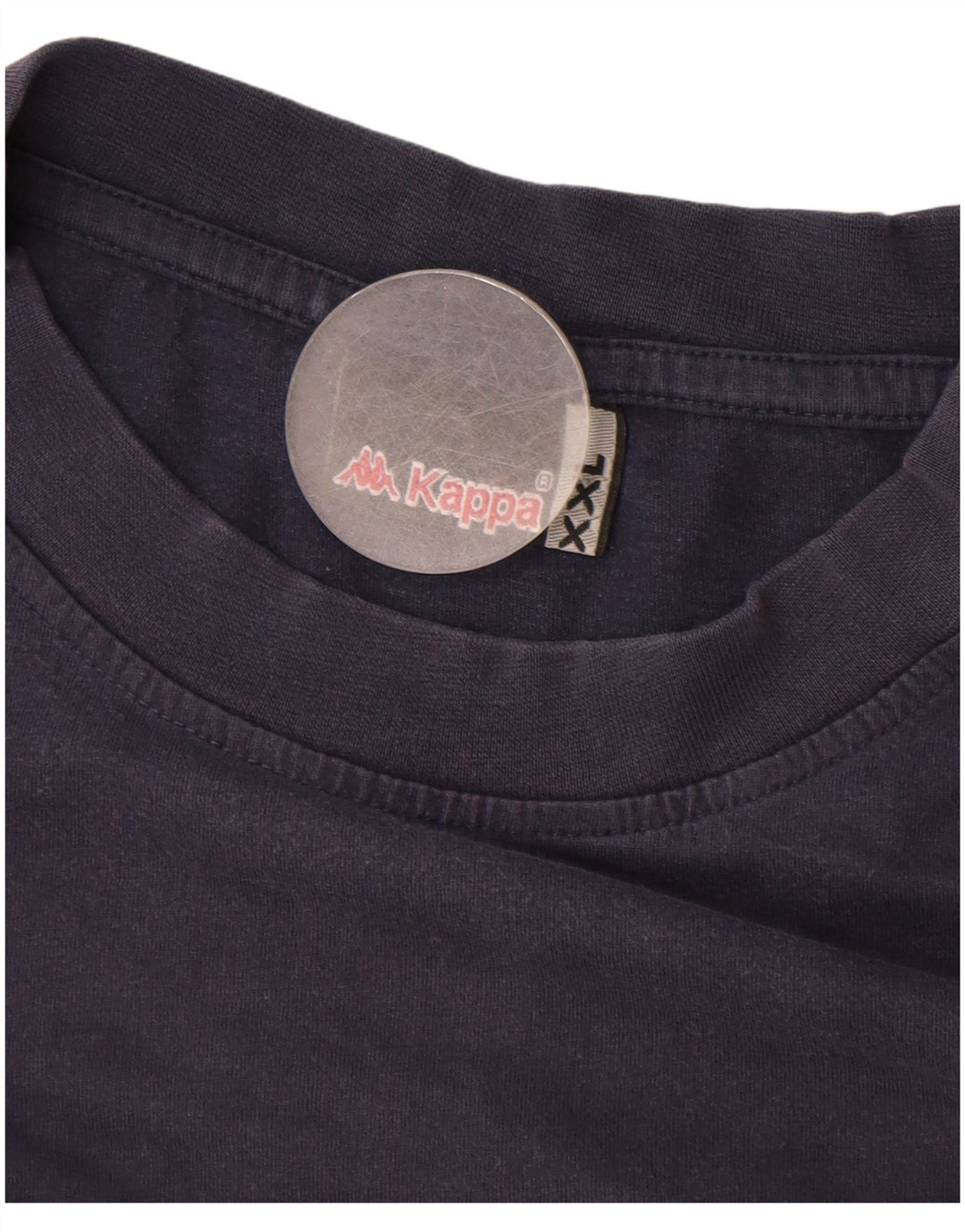 KAPPA T-Shirt Homme Top 2XL Bleu Marine Coton