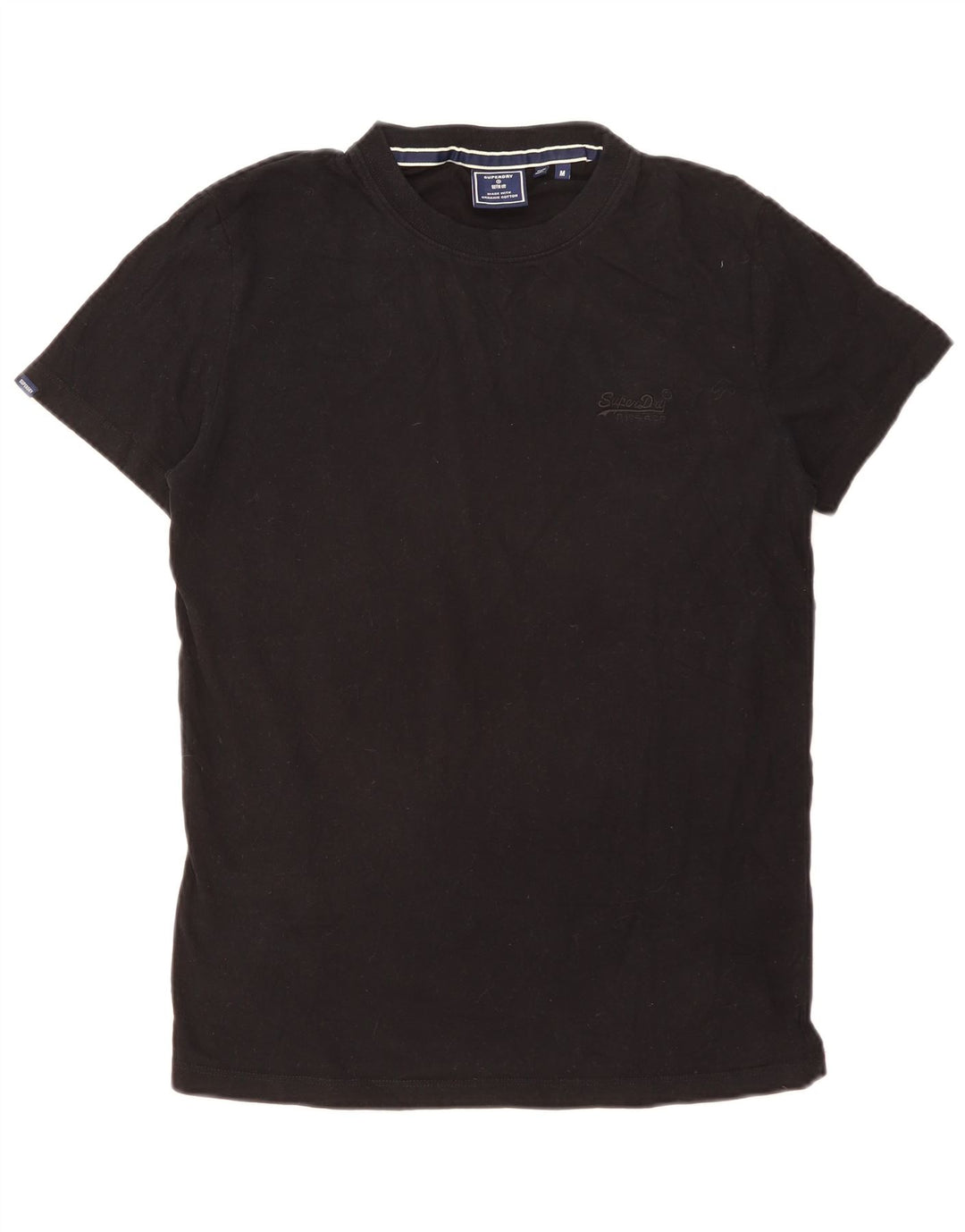 SUPERDRY T-Shirt Homme Noir Moyen Coton