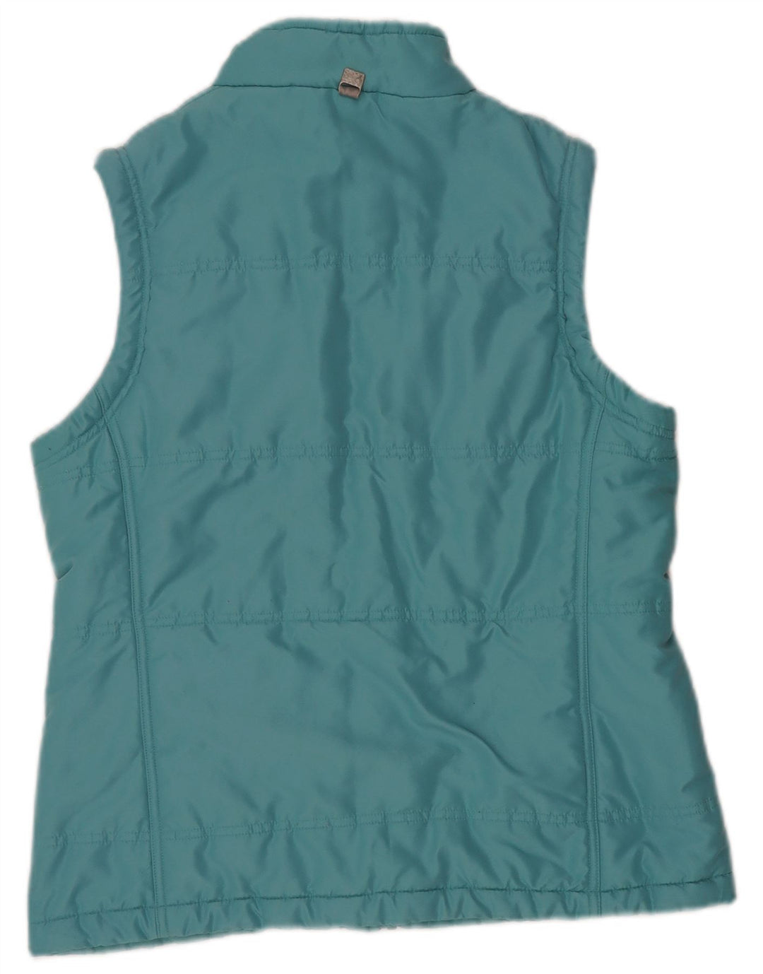 WEIRD FISH Gilet rembourré pour femme UK 14 Large Turquoise Polyester
