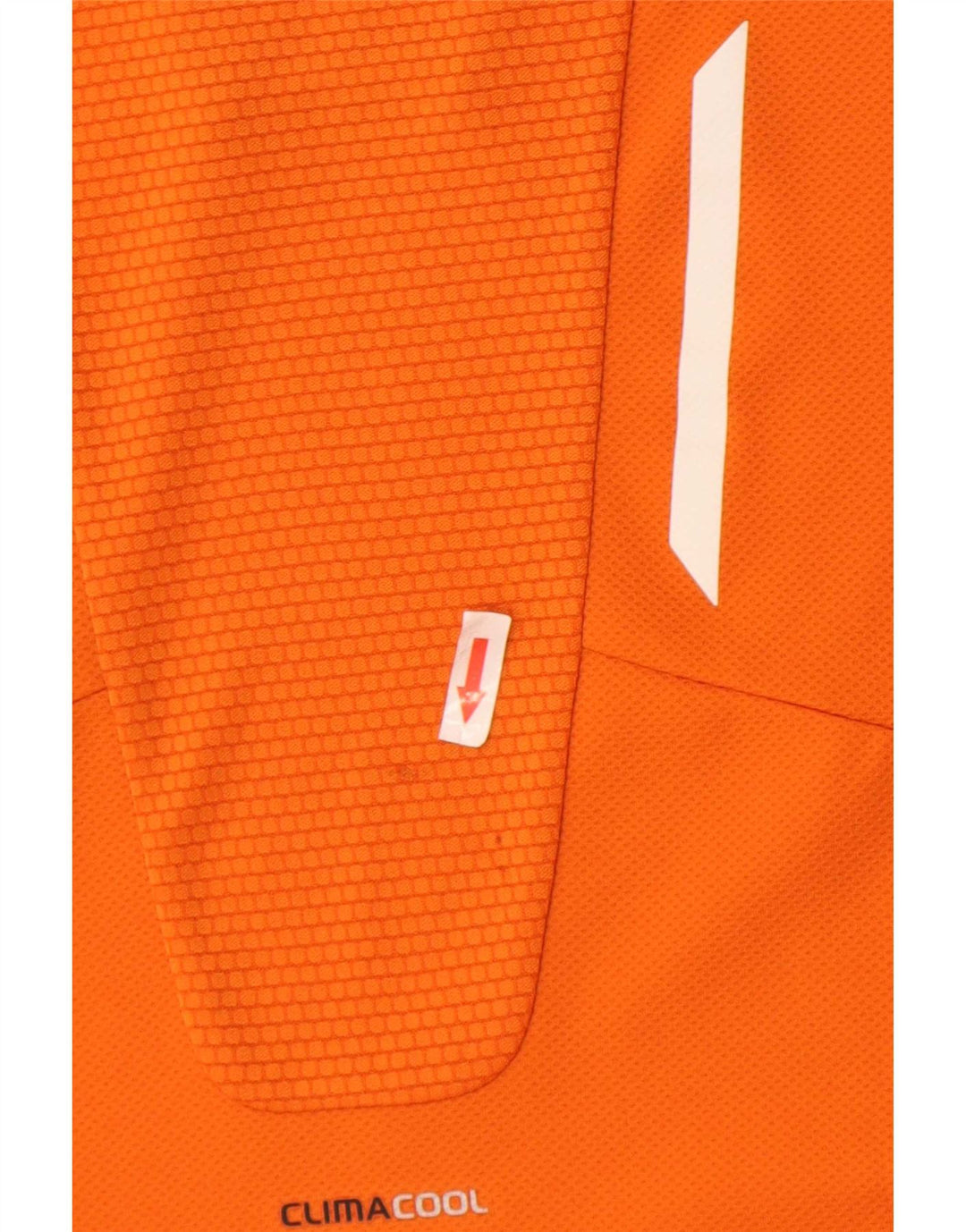 Adidas Hommes Clima 365 T-Shirt Haut Large Orange Colorblock Polyester