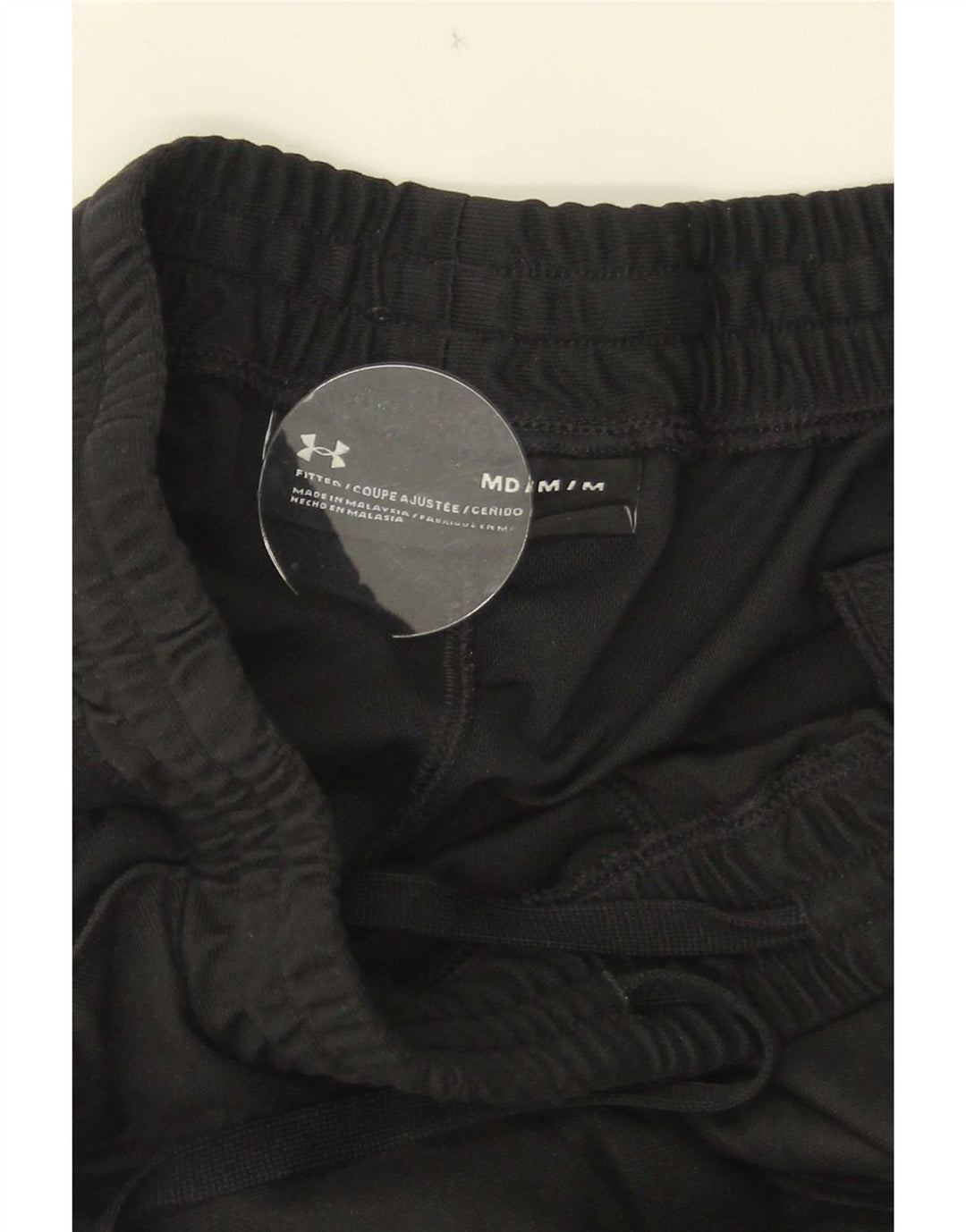 Under Armour Pantalon de Survêtement Fitted Homme Noir Colorblock