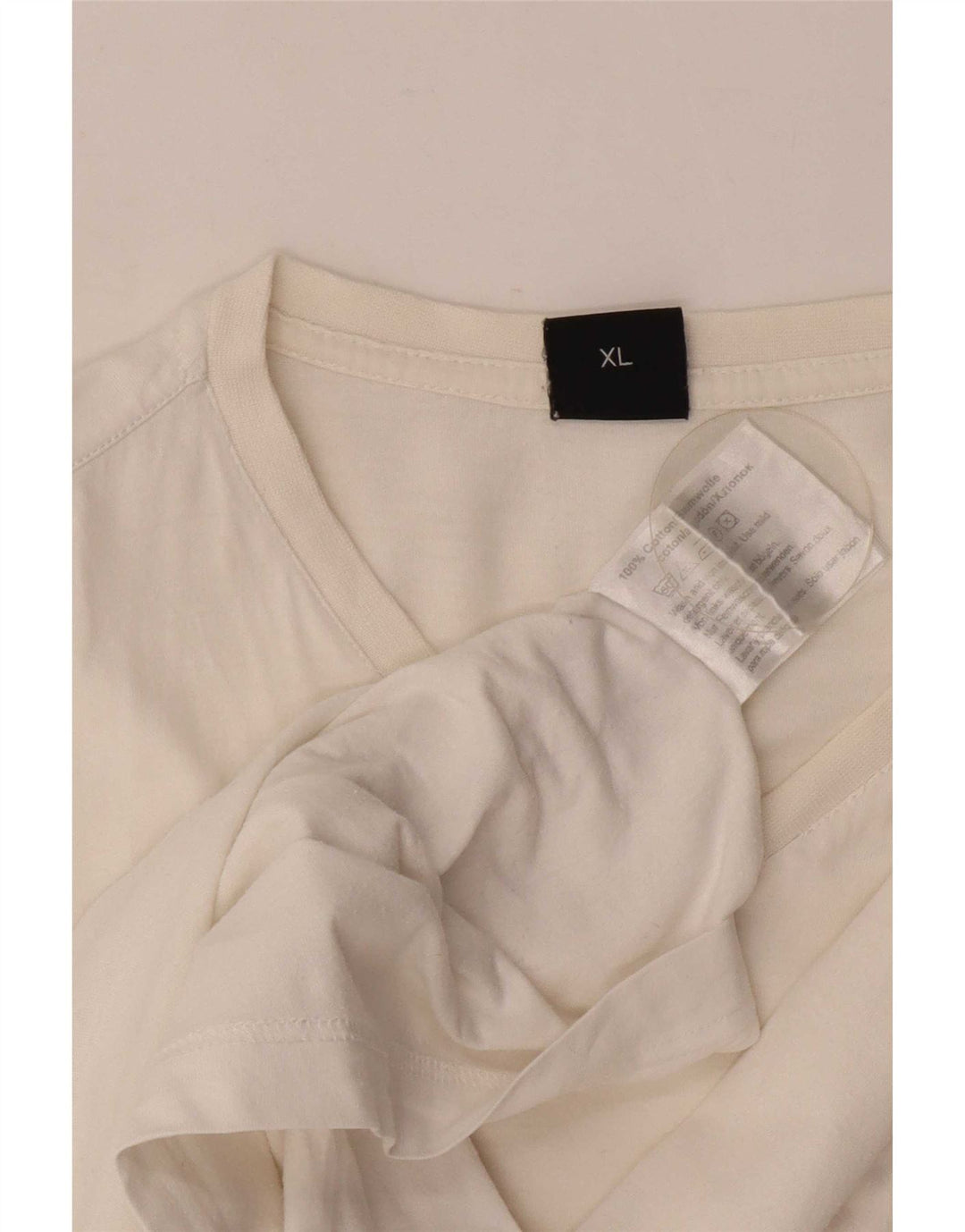 Hugo Boss Homme T-Shirt Top XL Blanc Coton
