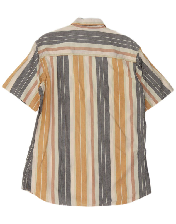 MARLBORO CLASSICS Chemise Manches Courtes Homme XL Coton Rayé Multicolore