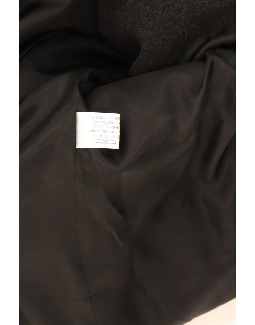 Helene Berman Manteau Blarney pour femme UK 12 Laine noire moyenne