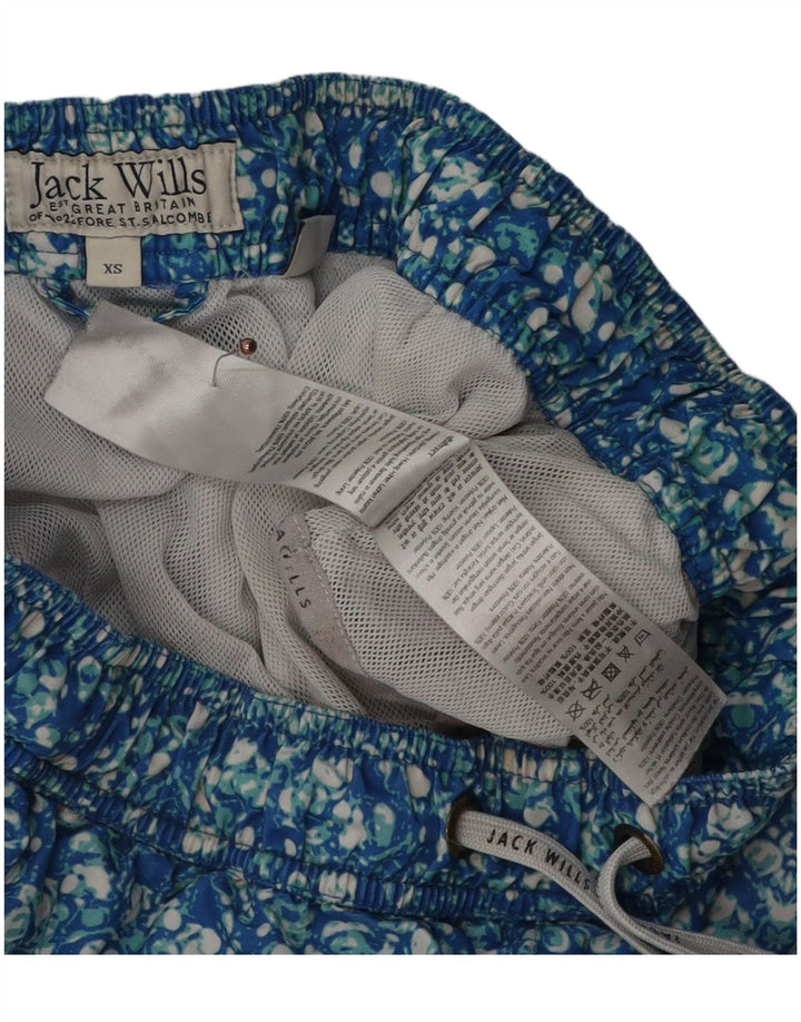 Jack Wills Short de Bain Homme XS Bleu Floral Polyester