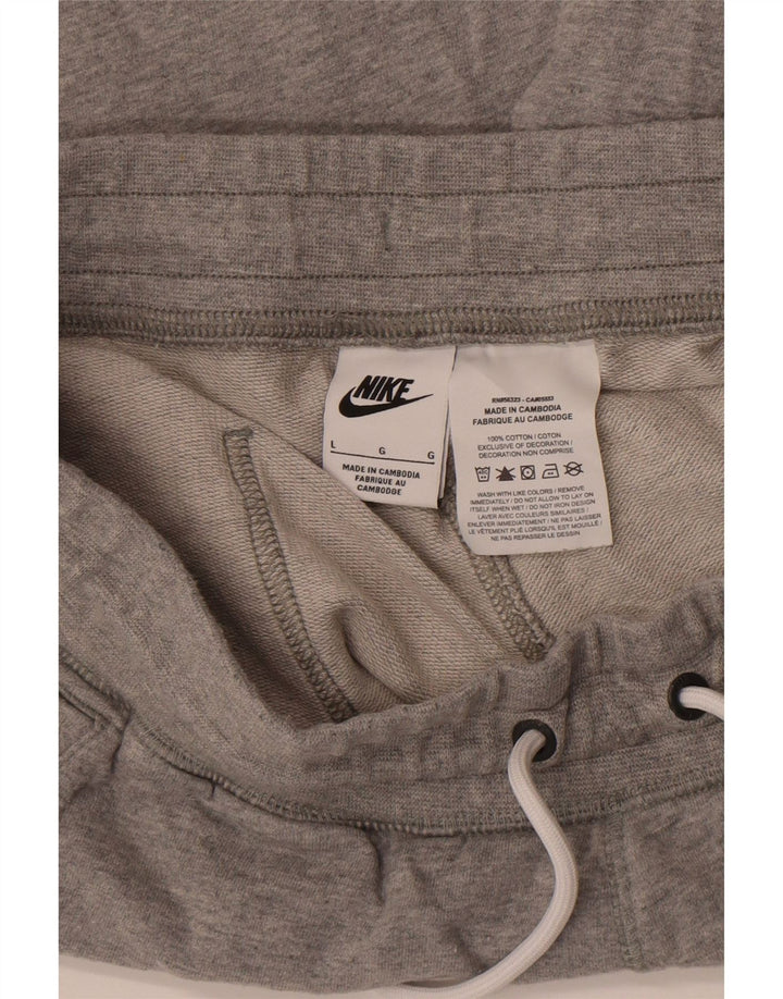 Nike Short de sport graphique pour homme en coton gris Taille L