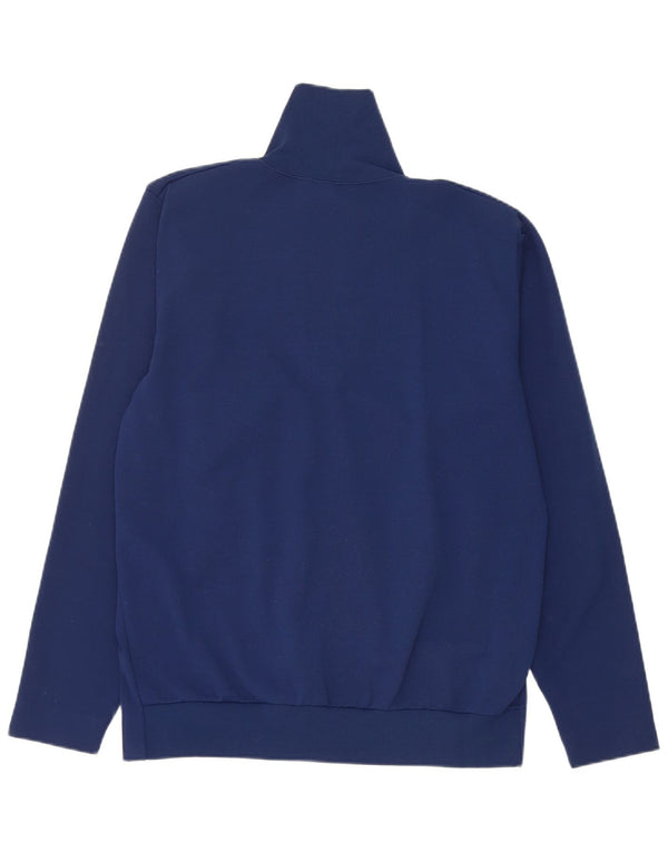 vintage Mens Survêtement Top Veste Bleu Marine Moyen