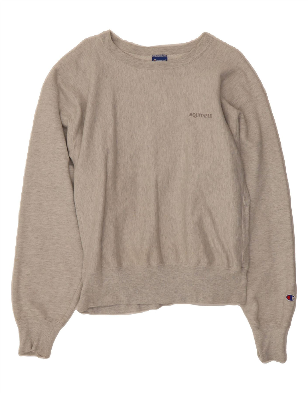 CHAMPION Womens Sweatshirt Jumper UK 16 Large Grey Cotton Vintage Champion and Second-Hand Champion from Messina Hembry 