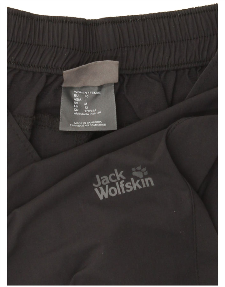 Jack Wolfskin Bermuda Femme UK 12 Medium W32 Noir