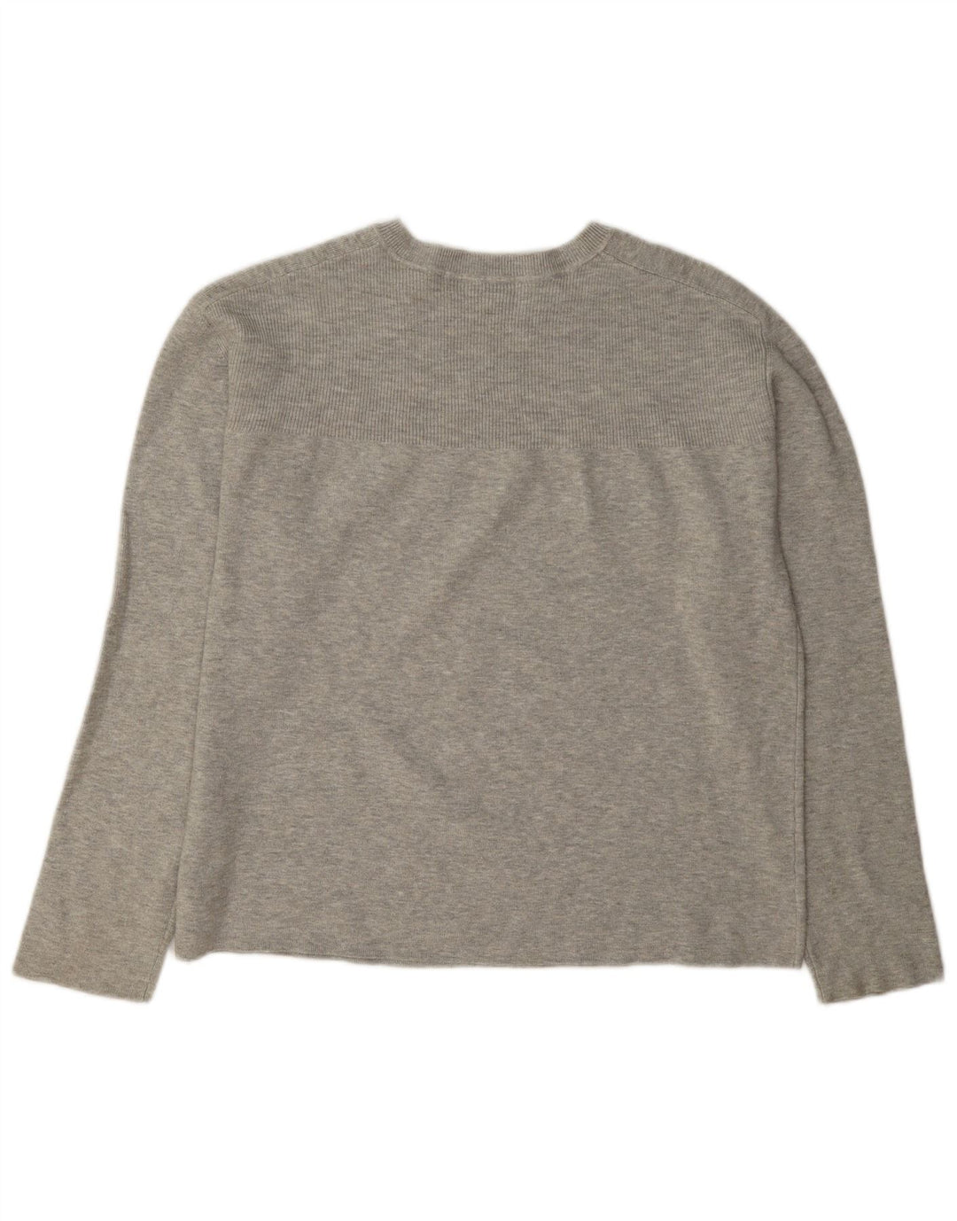 Marks & Spencer Pull ras du cou pour femme UK 14 Gris moyen Viscose