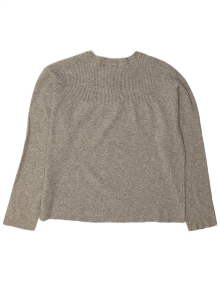 Marks & Spencer Pull ras du cou pour femme UK 14 Gris moyen Viscose