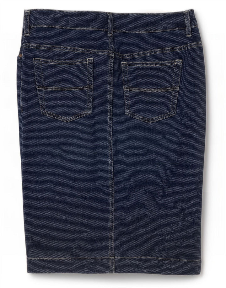 Marina Yachting Jupe En Jean Femme W28 Bleu Marine Moyen