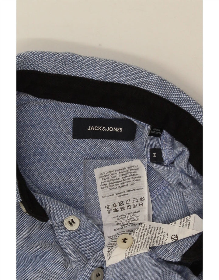 Jack & Jones Polo Homme Bleu Moyen Coton