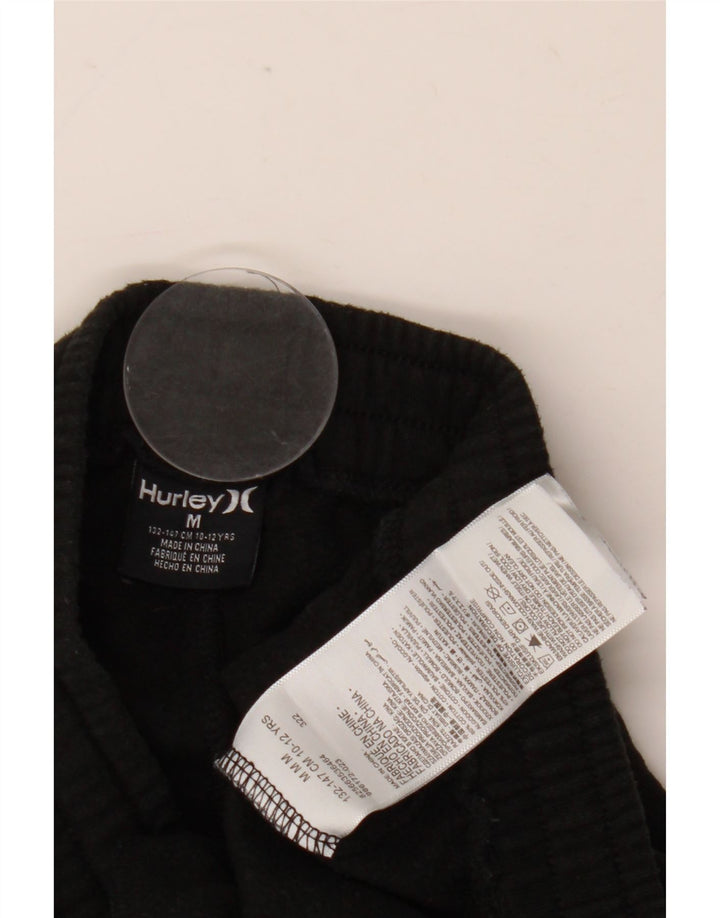 Hurley Pantalon de survêtement cargo pour garçon 10-11 ans Noir moyen