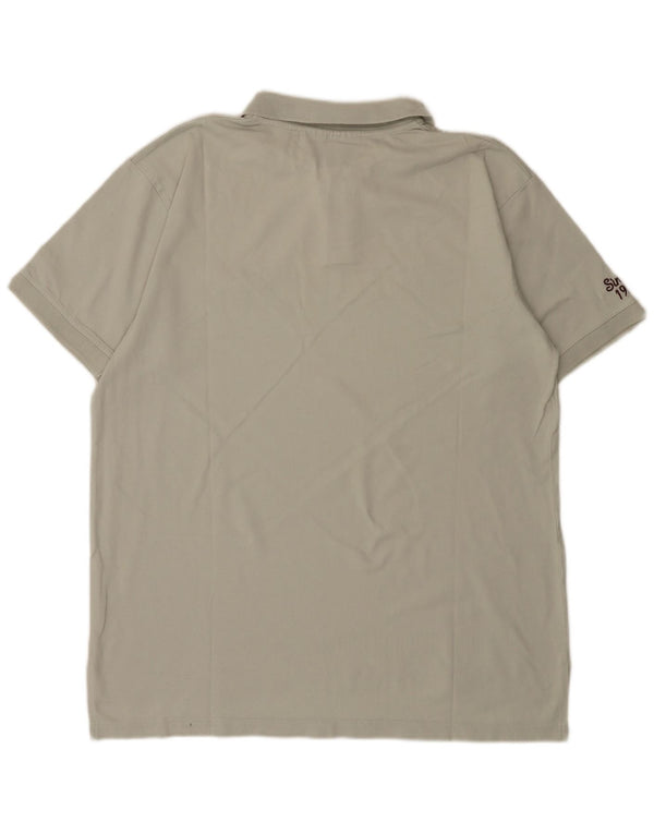 Umbro Polo Graphique Homme Large Gris Coton