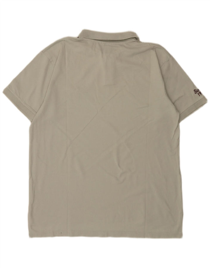 Umbro Polo Graphique Homme Large Gris Coton