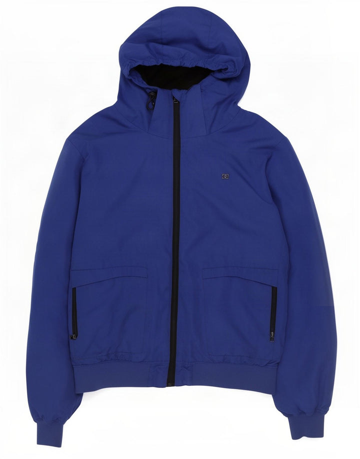 DC Bomber à capuche pour homme UK 42 XL Bleu Polyester
