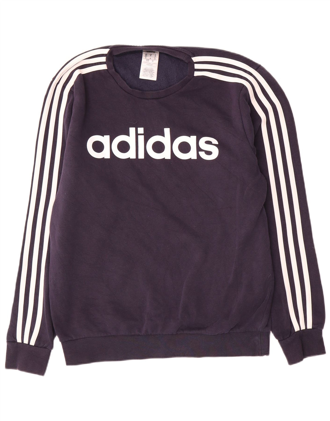 Adidas Sweat-shirt Homme Bleu Marine Moyen Polyester