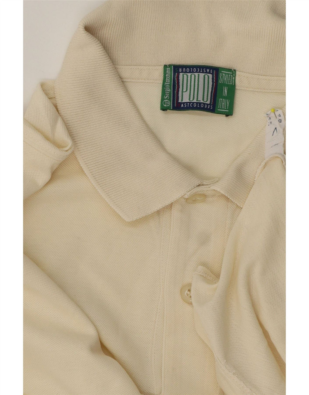 Sergio Tacchini Polo Homme Blanc Cassé Moyen