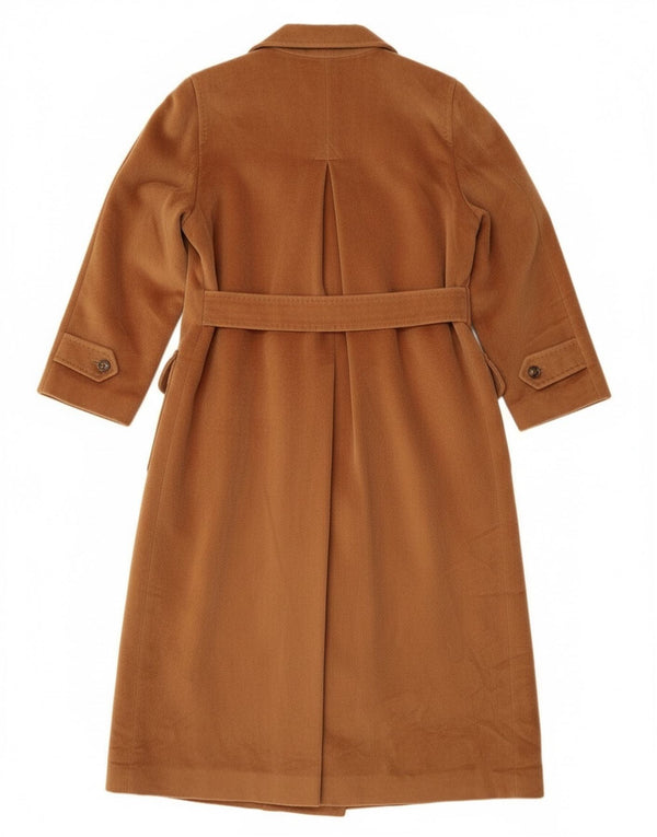 Piacenza Manteau Double Boutonnage Femme UK 14 Grande Laine Marron