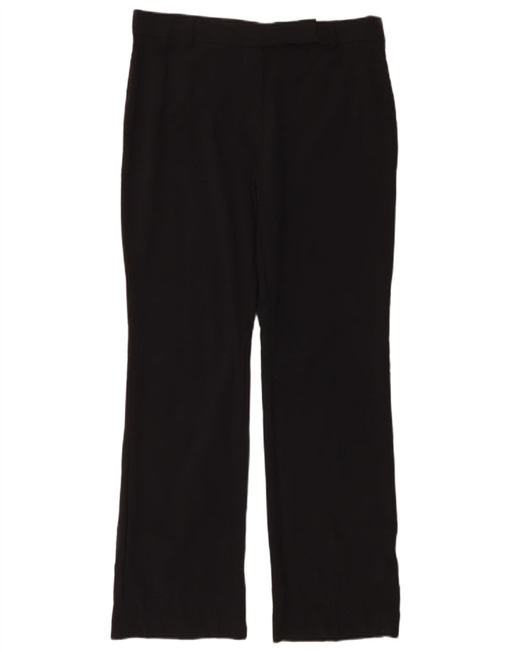 Marks & Spencer Pantalon de costume bootcut pour femme UK 14 Large W34 L30 Noir