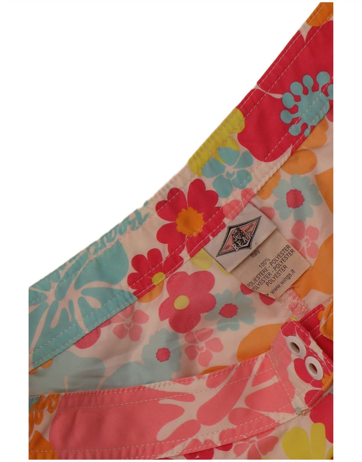 Bear Short de Bain Femme UK 44 Grand Polyester Floral Multicolore