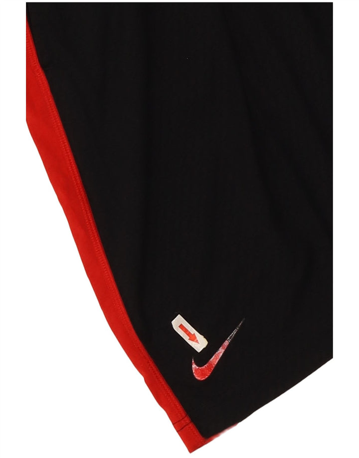 Nike Short de sport Dri Fit pour homme en polyester color block Noir Taille L