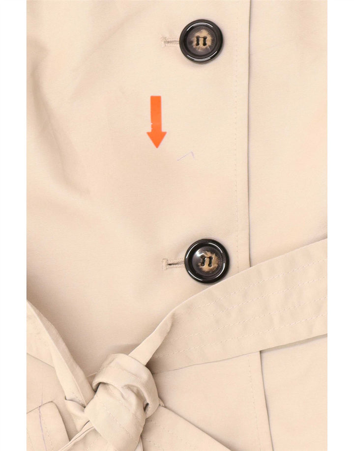 Marks & Spencer Trench-Coat Femme UK 12 Beige Moyen Polyester Classique