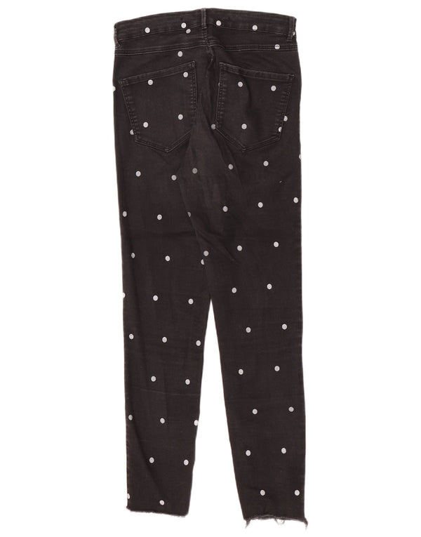 Zara Womens Trafaluc Jegging Jeans EU 40 Medium W30 L27 Noir tacheté