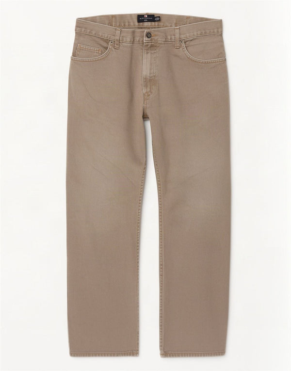 Marks & Spencer Jean droit Blue Harbor homme W36 L29 coton gris