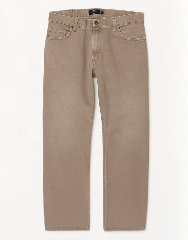 Marks & Spencer Jean droit Blue Harbor homme W36 L29 coton gris