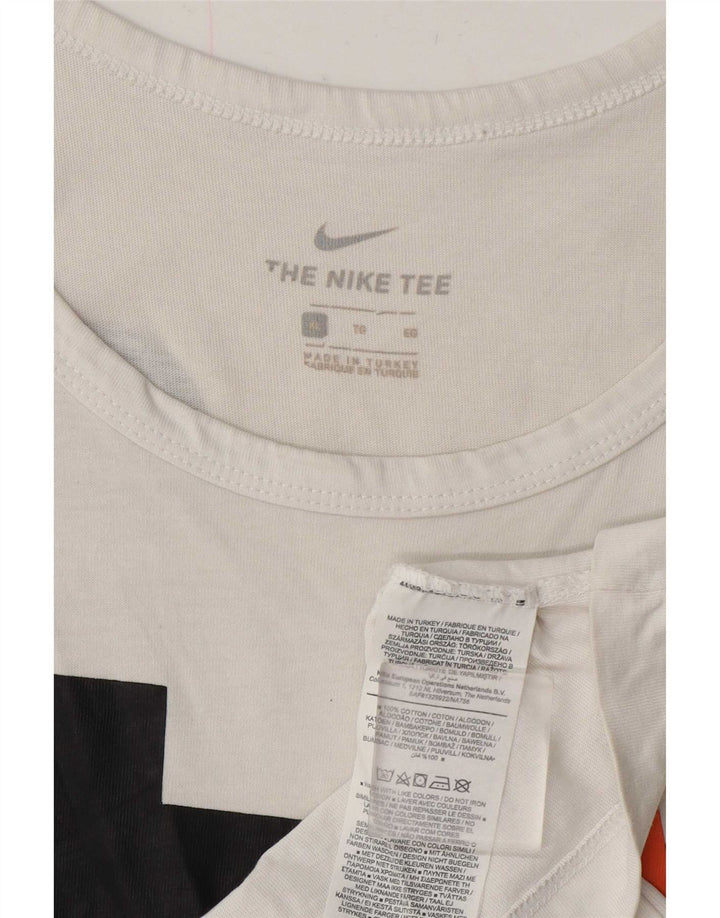 Nike Débardeur graphique pour homme XL en coton blanc