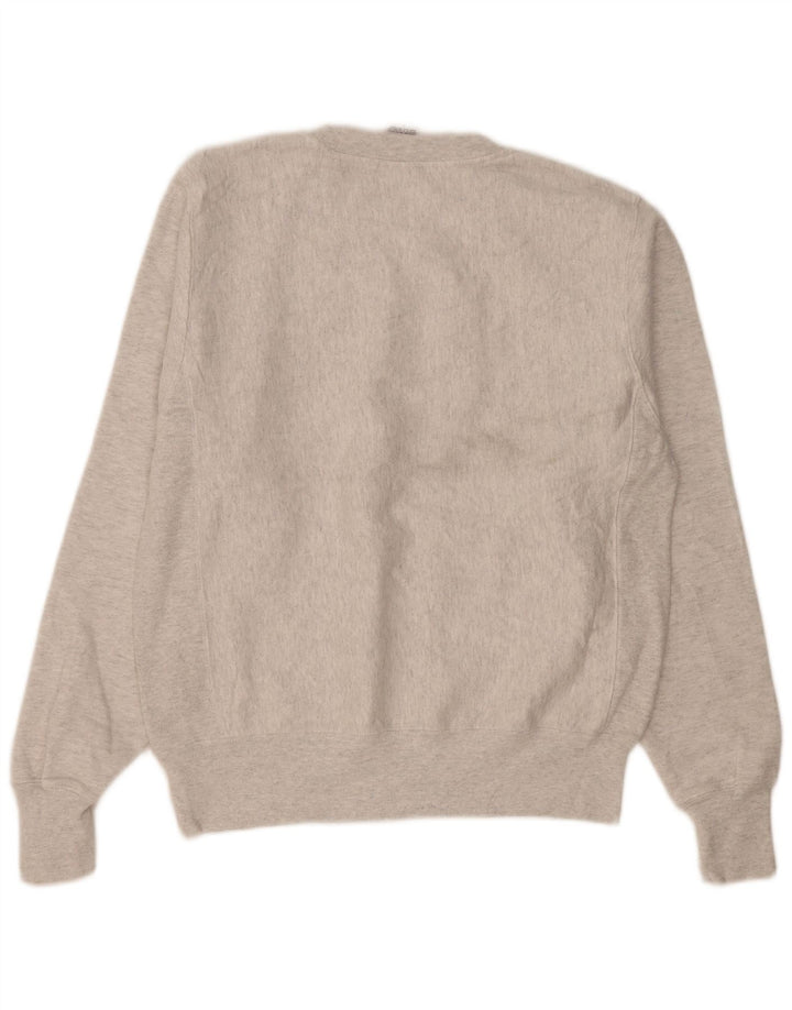 Champion Sweat-Shirt Graphique Homme Petit Gris Coton