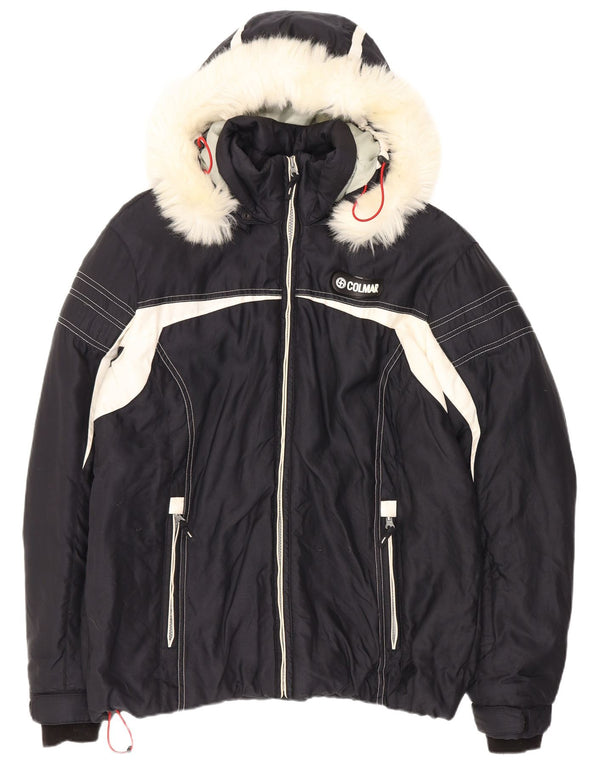Colmar Veste de ski à capuche pour homme IT 46 Small Black Colourblock