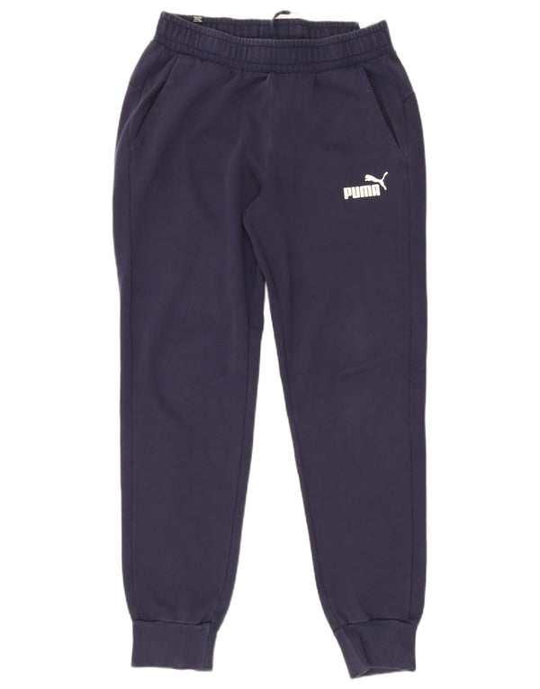 Puma Pantalon de Survêtement Joggers Homme Bleu Marine Moyen Coton