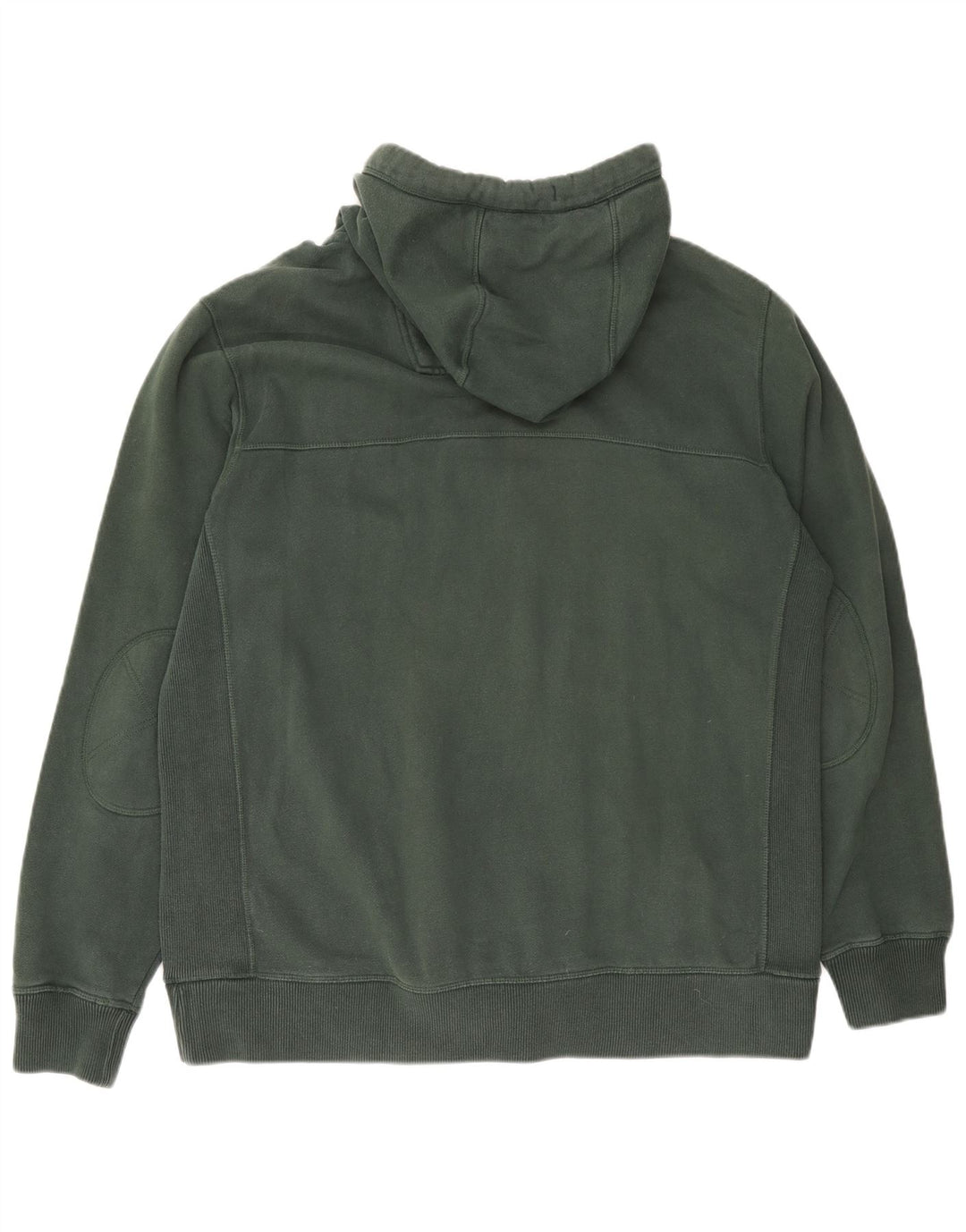 FAT FACE Pull à capuche zippé pour homme 2XL en coton vert