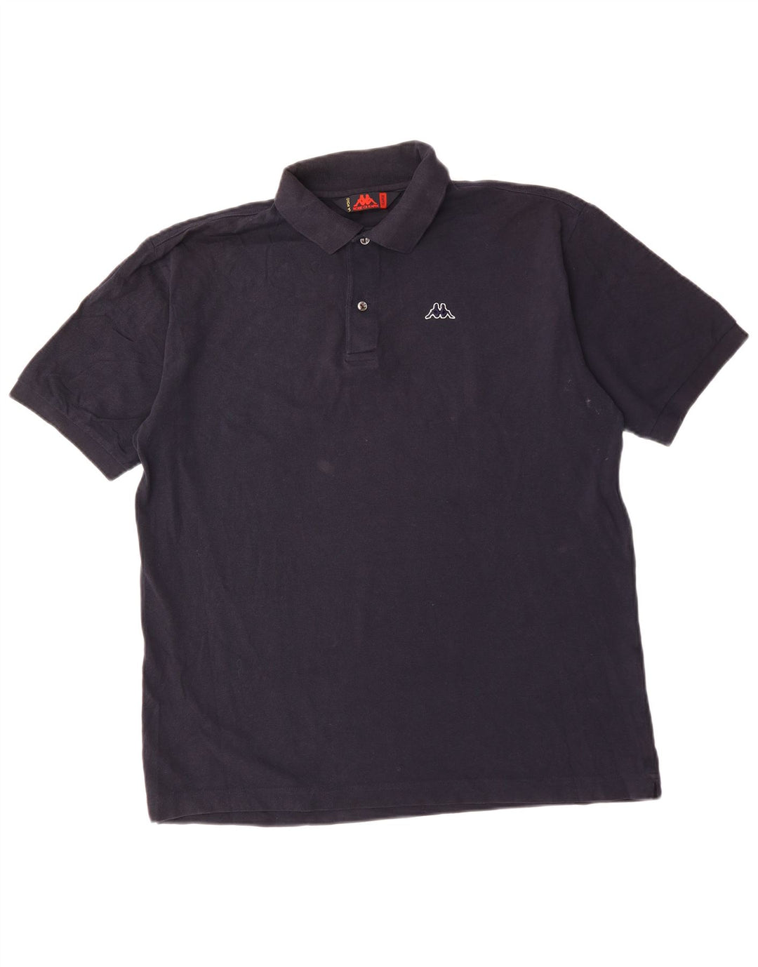 KAPPA Polo Homme XL Bleu Marine Coton