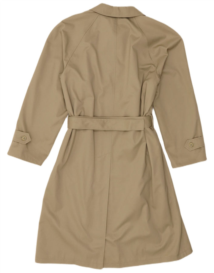 Trench-Coat Vintage Homme IT 46 Petit Polyester Beige