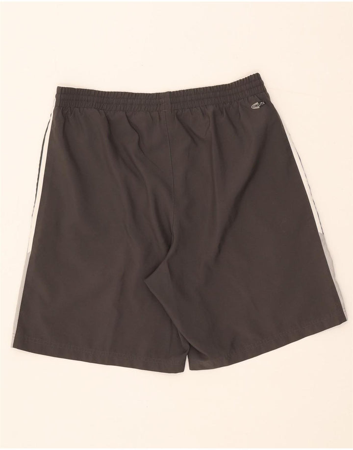 Adidas Short de sport Climalite pour homme en polyester color block Taille L