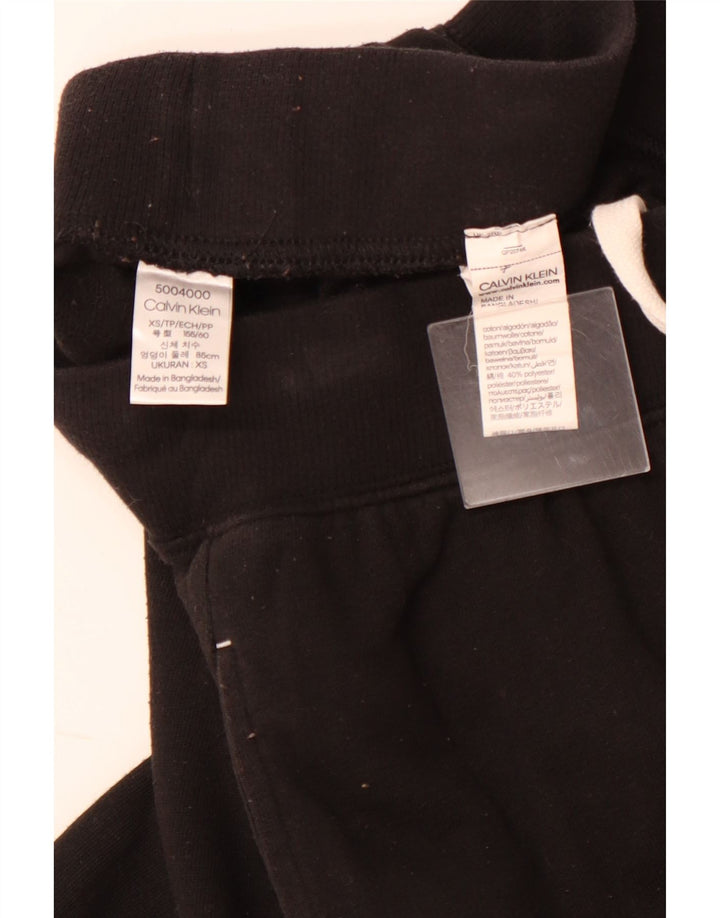 CALVIN KLEIN Pantalon de survêtement graphique pour femme Joggers UK 6 XS Noir