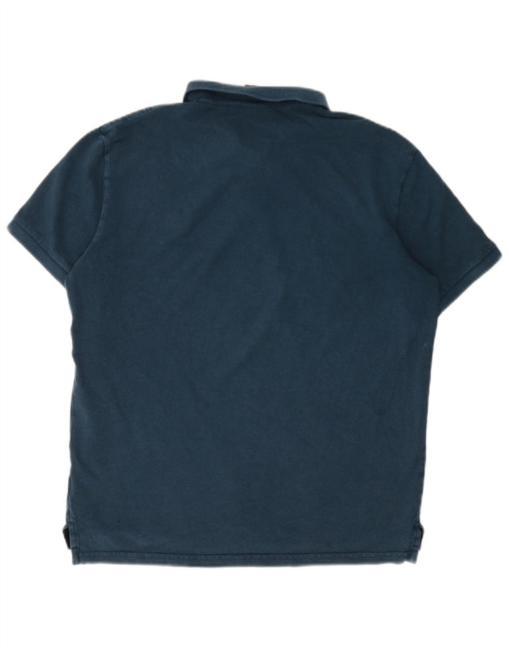 Superdry Polo Homme Grand Bleu Marine Coton