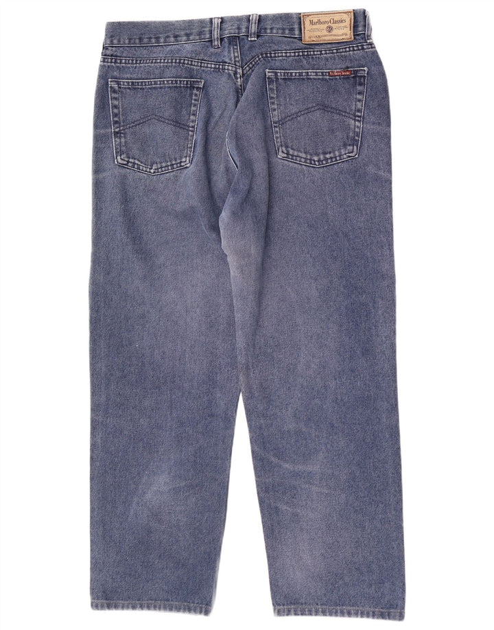 Marlboro Classics Jean ample homme W38 L28 bleu coton