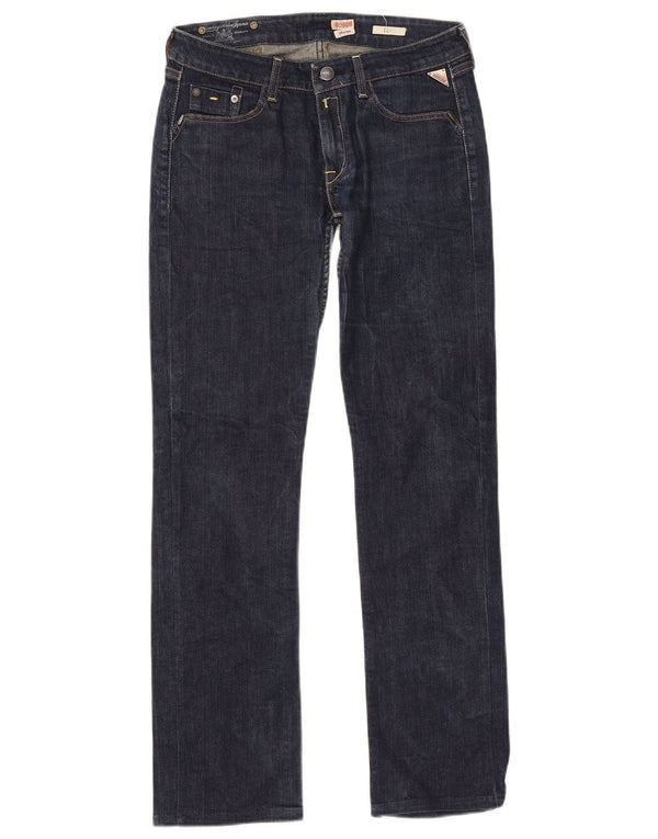 Replay Jean Droit Loko Femme W28 L30 Bleu Marine