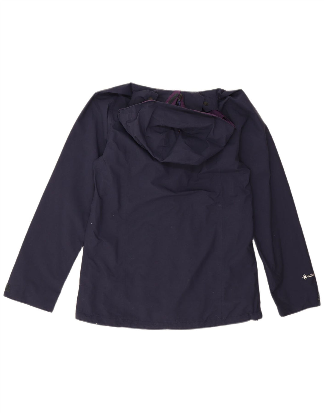 Berghaus Veste de pluie à capuche Gore-Tex pour femme UK 12 Bleu marine moyen