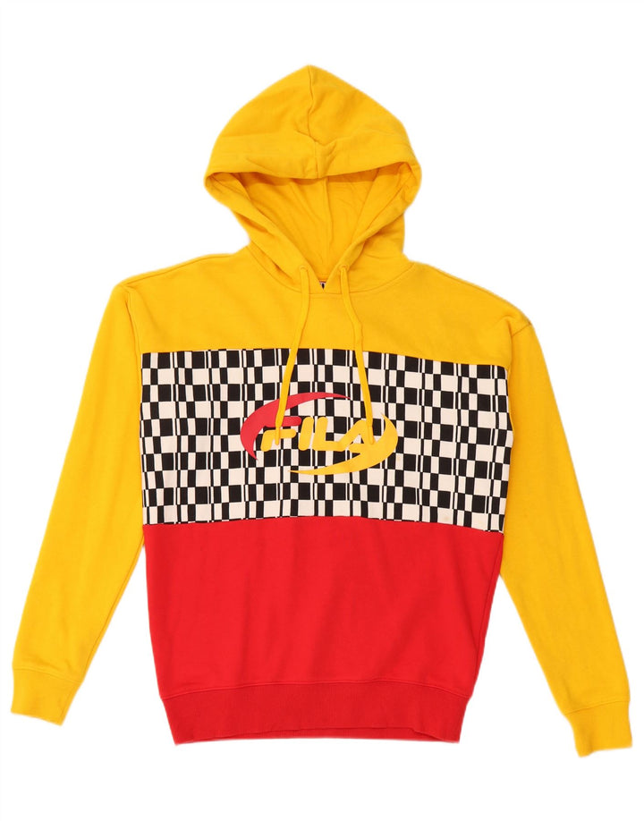 FILA Pull à capuche Graphic XS Homme Multicolore Colourblock Coton