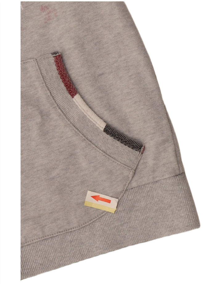 NAPAPIJRI Veste de Survêtement Graphique Garçon 9-10 Ans Gris Coton