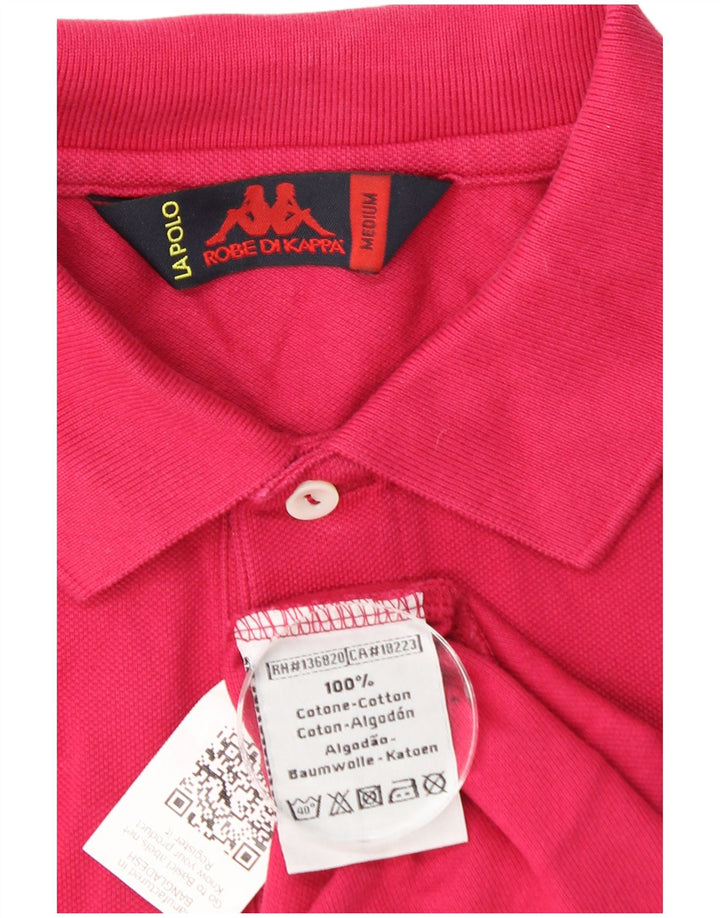 KAPPA Polo Homme Rose Moyen Coton