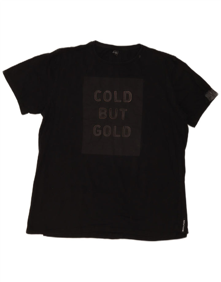 Replay T-Shirt Graphique Homme XL Noir