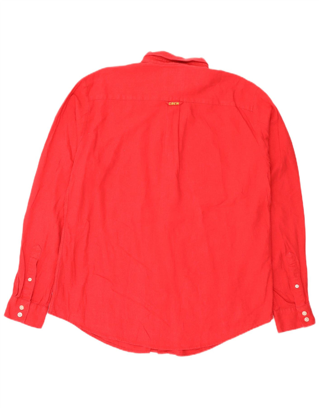 Crew Clothing Chemise Homme Grand Lin Rouge