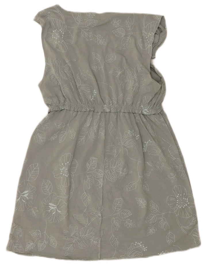 BCBGMAXAZRIA Tunique Femme UK 44 Grand Vert Floral Polyester